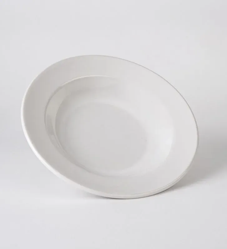 Plato Sopero Santa Anita Glacial 23 cm - Porcelana Resistente para Microondas