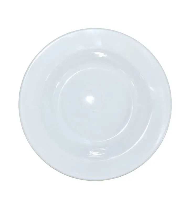Plato Sopero Santa Anita Glacial 23 cm - Porcelana Resistente para Microondas