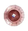 Plato Crisa Magueyes 19.7 cm color uva – Vidrio resistente y elegante