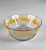 Tazón Crisa Arcos 5863 – Diseño Naranjas, vidrio resistente