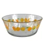 Tazón Crisa Arcos 5863 – Diseño Naranjas, vidrio resistente