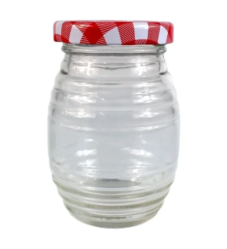 Frasco Tarrito Vittori 3401R – 190 ml con Tapa Mantel Roja