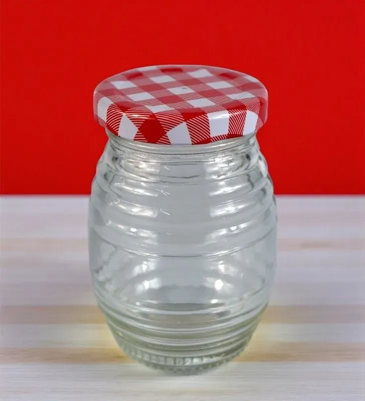 Frasco Tarrito Vittori 3401R – 190 ml con Tapa Mantel Roja