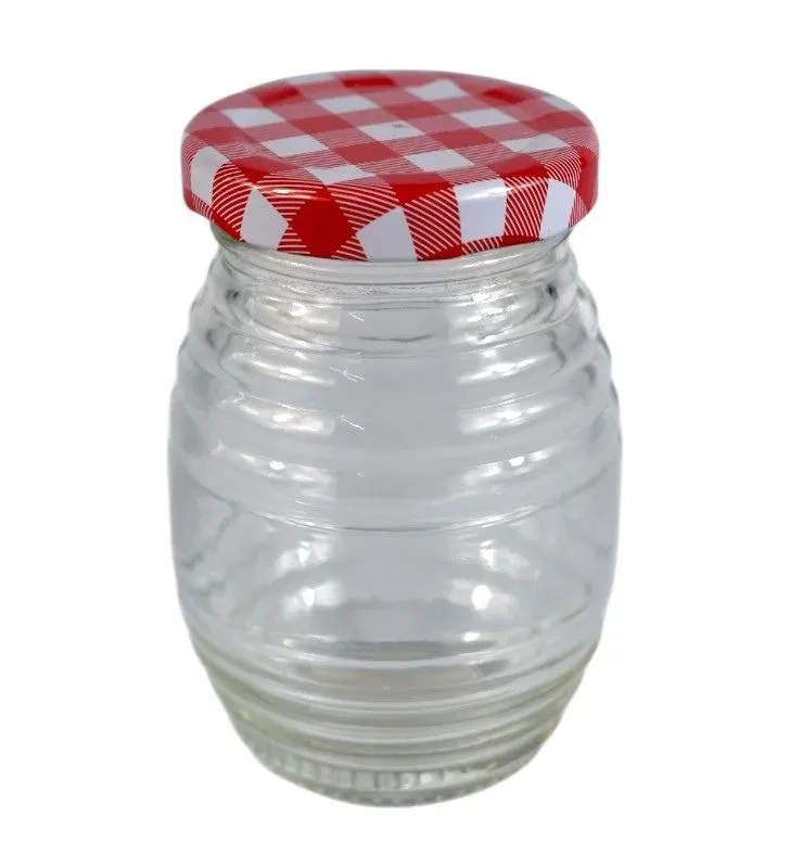 Frasco Tarrito Vittori 3401R – 190 ml con Tapa Mantel Roja