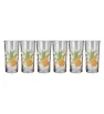 Set 6 Vasos Crisa Carreta Alcatraz – vidrio resistente y decorativo