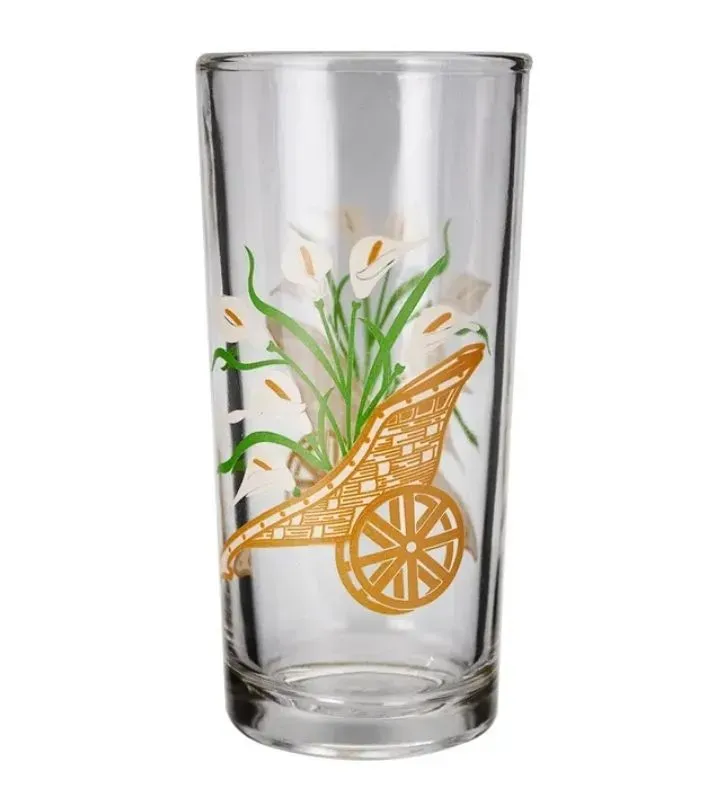 Set 6 Vasos Crisa Carreta Alcatraz – vidrio resistente y decorativo