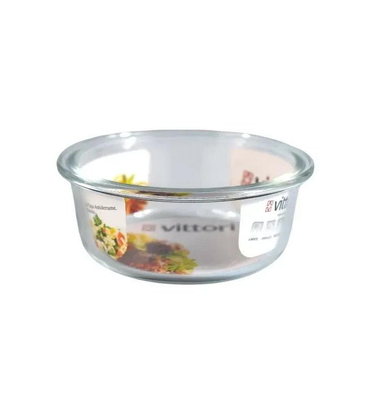 Hermético Vittori 400 ml – recipiente redondo con tapa antiderrame