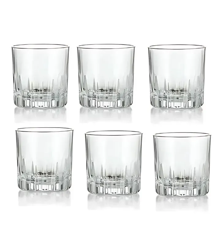 Set 6 Vasos Crisa Kristalino Dof B091 – vidrio resistente y elegante