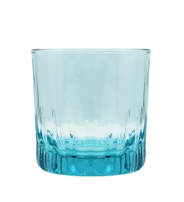 Set 6 Vasos Crisa Kristalino Azul Zafiro B091 – vidrio resistente y elegante