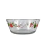 Tazón Crisa 5863 – vidrio decorado con fresas y kiwi