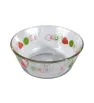 Tazón Crisa 5863 – vidrio decorado con fresas y kiwi
