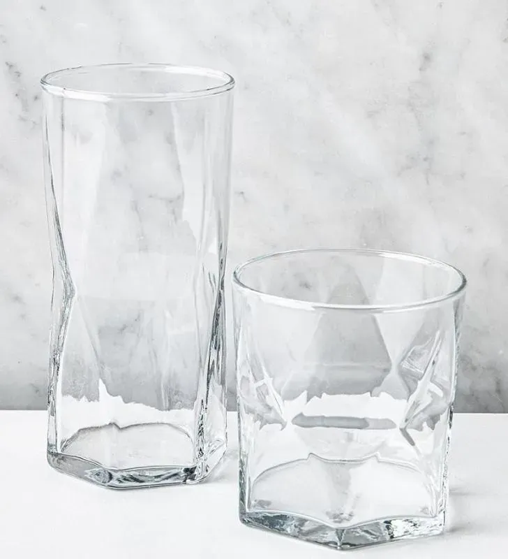 Set 8 Vasos Libbey Rombus C285 – vidrio resistente y elegante