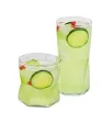 Set 8 Vasos Libbey Rombus C285 – vidrio resistente y elegante