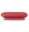 Bandeja Pyr-O-Rey B520 rectangular con tapa – vidrio resistente
