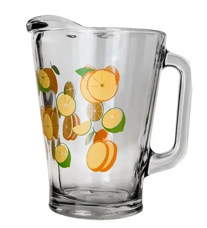 Juego de agua Crisa 5 pz Naranjas – vidrio decorado