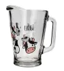 Juego de agua Crisa 5 pz Vacas Leche – vidrio decorado