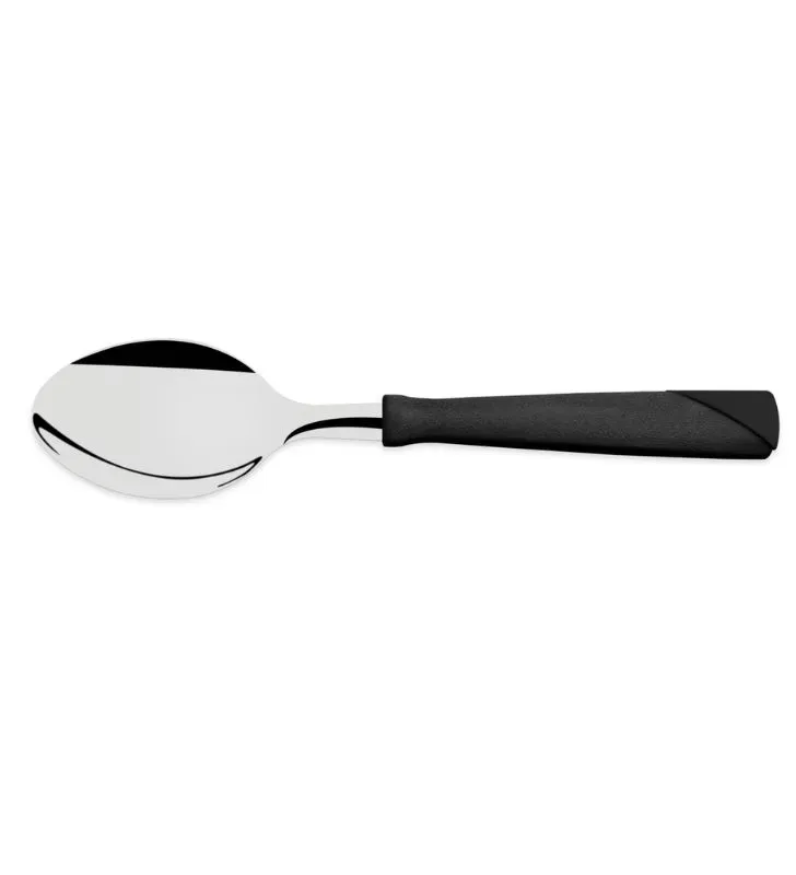 Cuchara Kolor negro Tramontina – acero inoxidable resistente