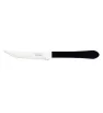 Cuchillo de asado 4" Tramontina Leme negro – acero inoxidable resistente