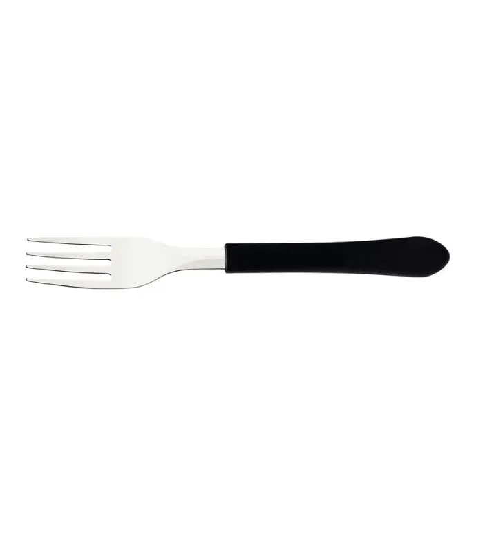 Tenedor Tramontina Leme negro – acero inoxidable resistente