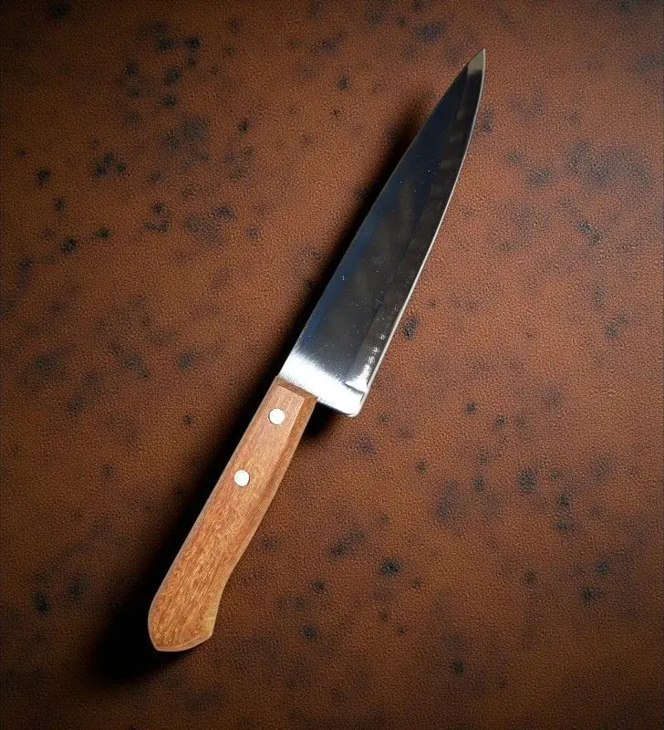 Cuchillo de cocina 7" Tramontina – acero inoxidable resistente