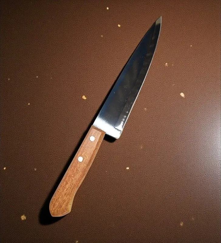 Cuchillo de cocina 8" Tramontina – acero inoxidable duradero