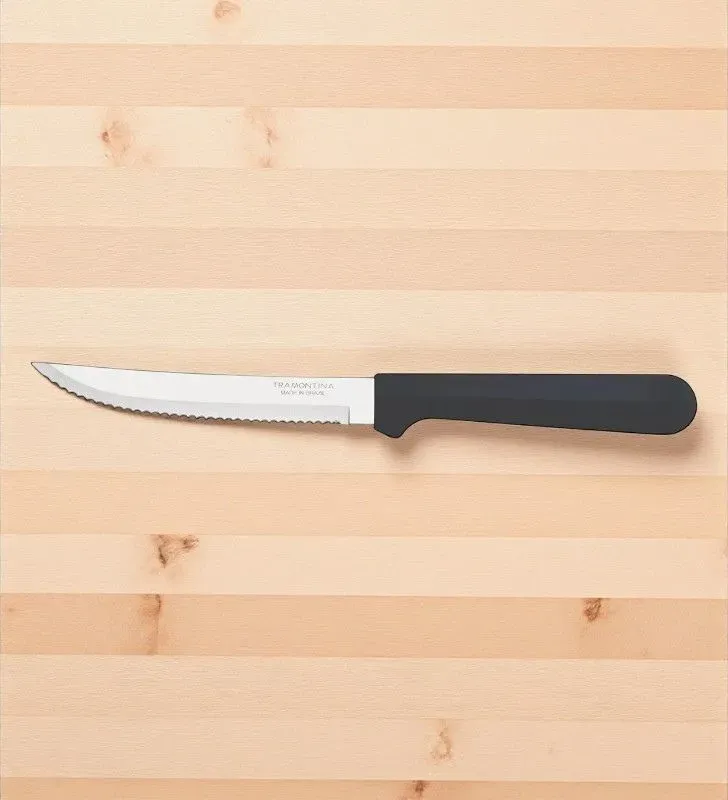 Cuchillo de asado 5" Tramontina – acero inoxidable resistente