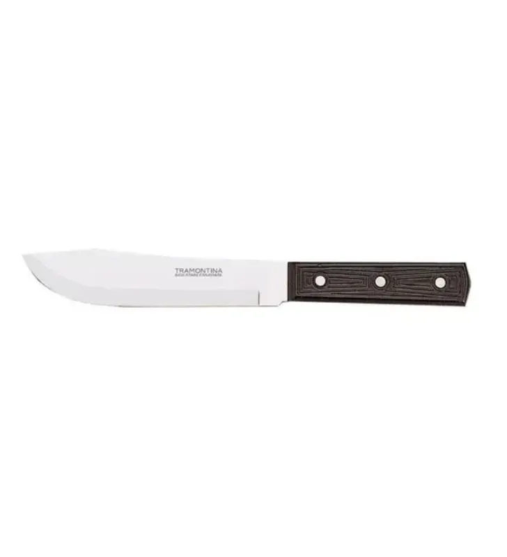 Cuchillo de cocina 8" Tramontina – acero inoxidable duradero