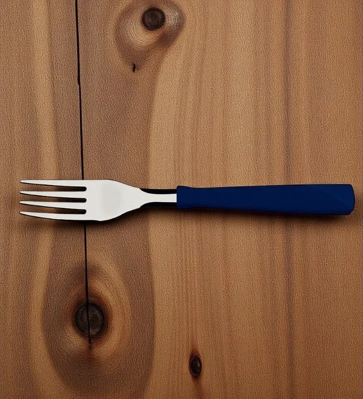 Tenedor New Kolor azul Tramontina – acero inoxidable resistente