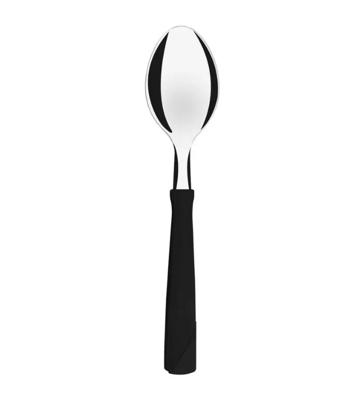 Cuchara Kolor negro Tramontina – acero inoxidable resistente