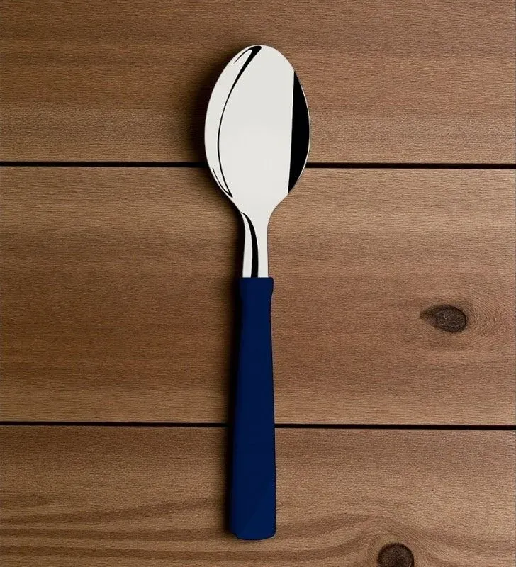 Cuchara New Kolor azul Tramontina – acero inoxidable resistente