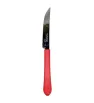 Cuchillo de asado 4" Tramontina Leme rojo – acero inoxidable