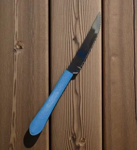 Cuchillo de asado 4" Tramontina Leme azul – acero inoxidable