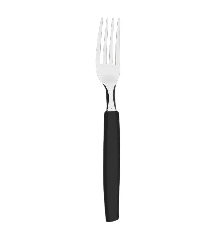 Tenedor Tramontina Plenus negro – acero inoxidable