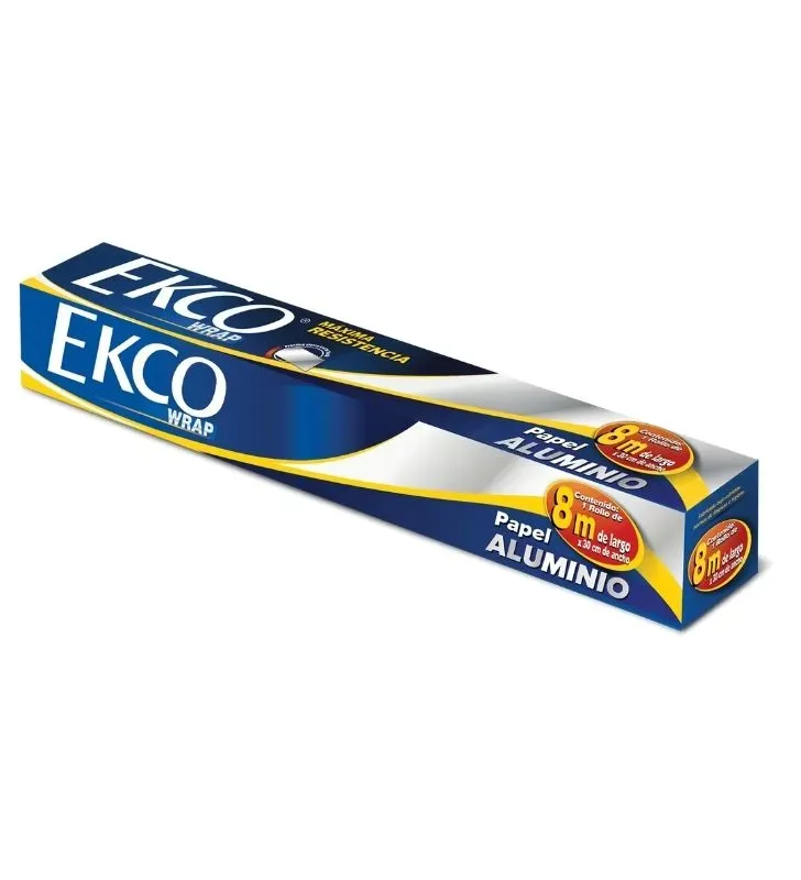 Ekco Wrap Premium 8 metros –papel aluminio