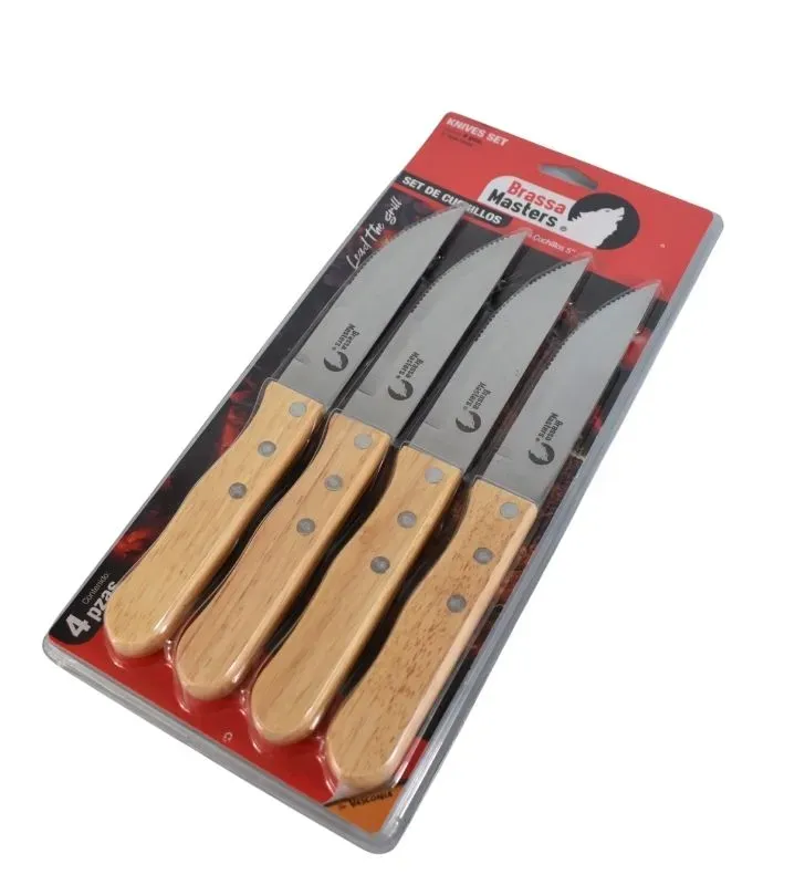 Juego 4 Cuchillos Jumbo Vasconia 44060 – Corte resistente