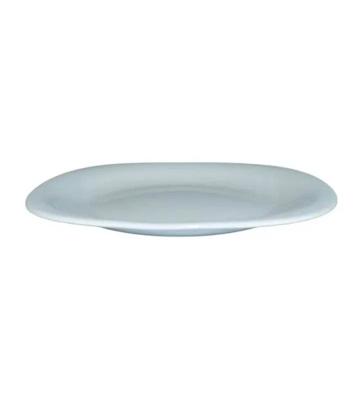 Plato Trinche Ánfora Opal 21x21 cm – Vidrio Resistente