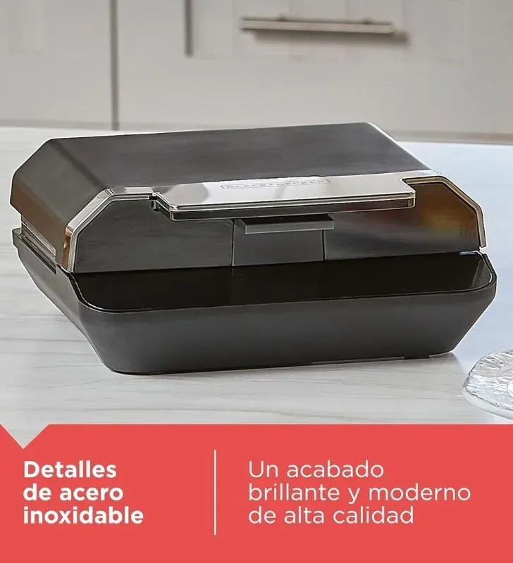 Sandwichera Black+Decker SM602F-1BDLA – Práctica y Compacta