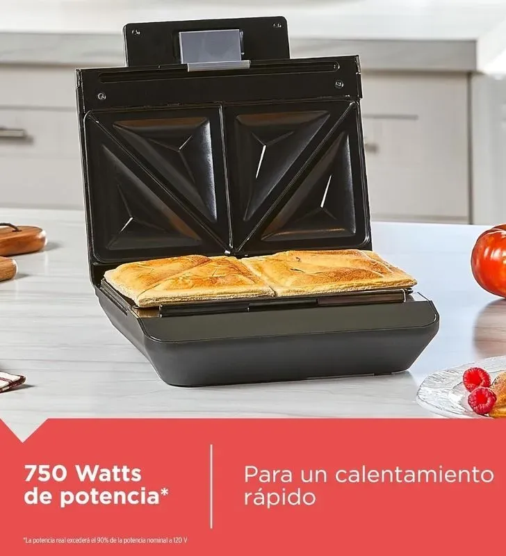 Sandwichera Black+Decker SM602F-1BDLA – Práctica y Compacta