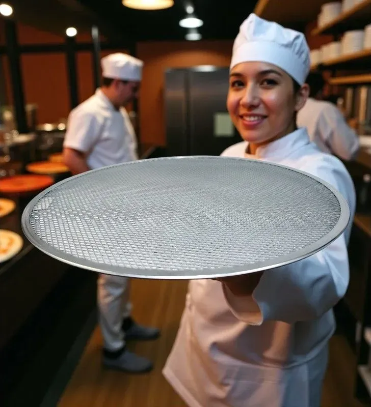 Malla de Aluminio Travesa para Pizza 18" – Horneado Parejo