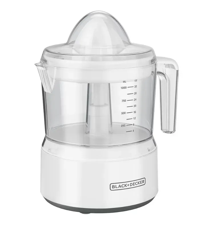 Exprimidor Black+Decker CJ650W Blanco – Compacto y Práctico