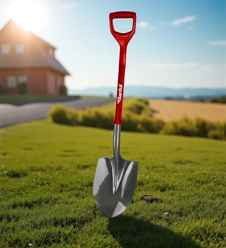 Pala Redonda Santul 7401 Plastiforze Roja – Resistente y Ergonómica