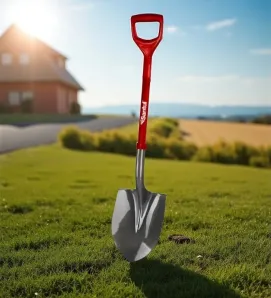 Pala Redonda Santul 7401 Plastiforze Roja – Resistente y Ergonómica