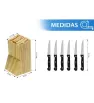 Juego de 6 Cuchillos Travessa 050-001-001 – Acero Inoxidable