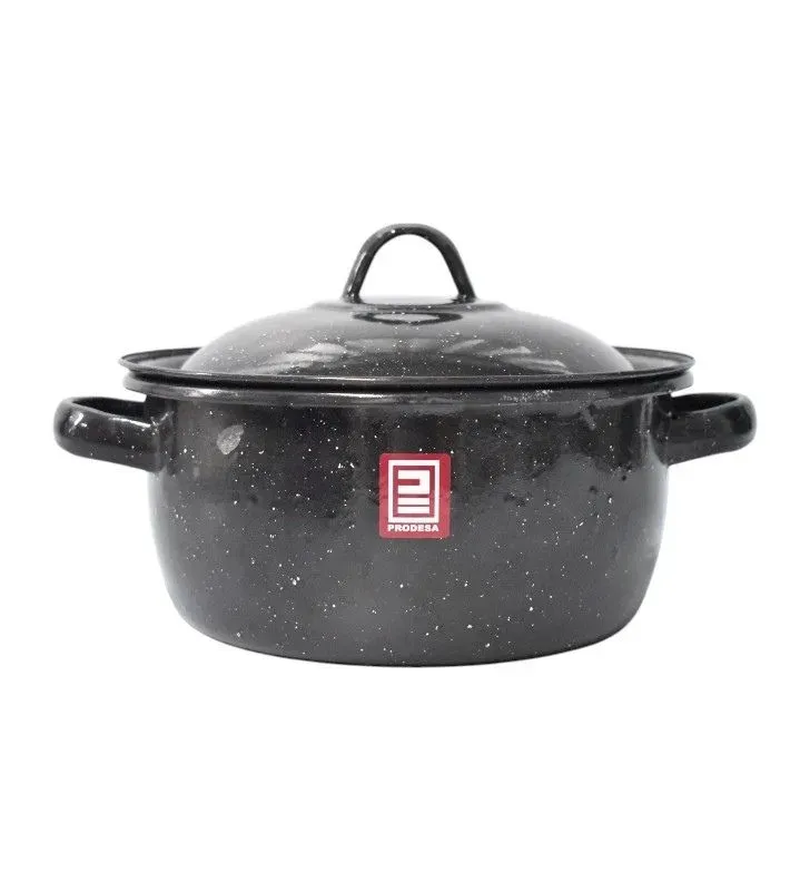 Budinera No. 22 Prodesa con Tapa color Negro Moteado – Horneado Seguro