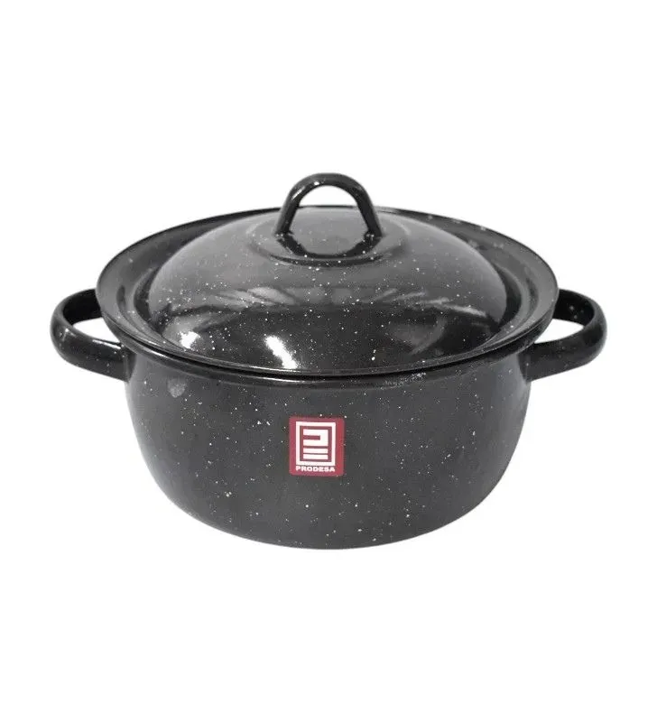 Budinera No. 22 Prodesa con Tapa color Negro Moteado – Horneado Seguro
