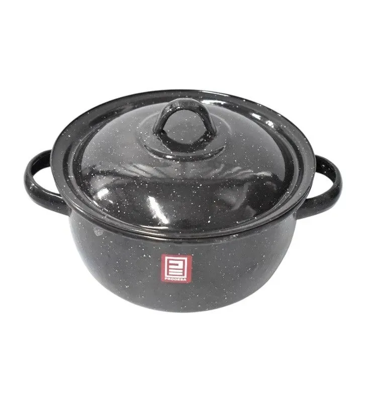 Budinera No. 22 Prodesa con Tapa color Negro Moteado – Horneado Seguro