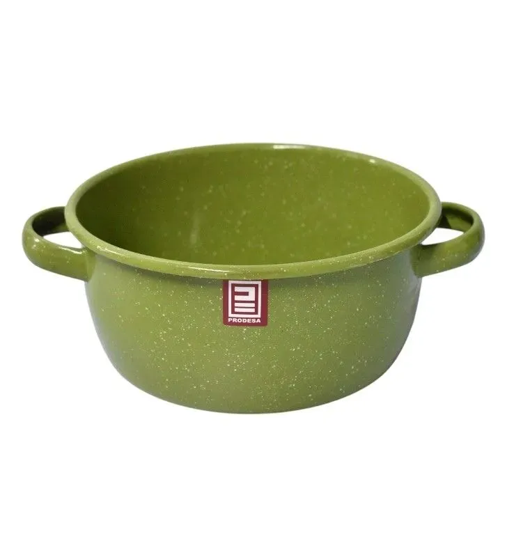 Budinera No. 22 Prodesa con Tapa Verde Jaspeado – Horneado Seguro