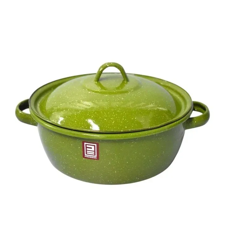 Budinera No. 26 Prodesa con Tapa Verde Jaspeado – Horneado y Conservación