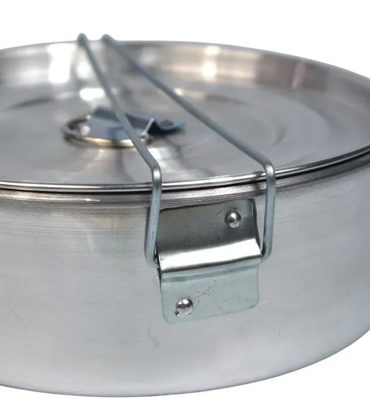 Fiambrera No. 22 Aluminio El Palacio – Resistente y Práctica