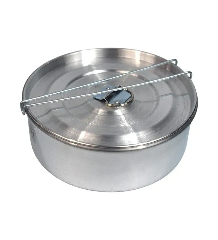 Fiambrera No. 22 Aluminio El Palacio – Resistente y Práctica